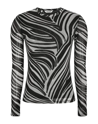 Soft Rebels - SRMaryam Top - Zebra Print